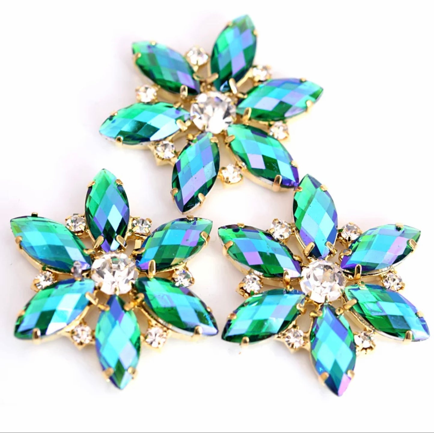 EMERALD AB - Glass Brooch