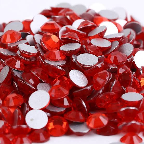 Light Siam - NON HOTFIX Glass Rhinestone