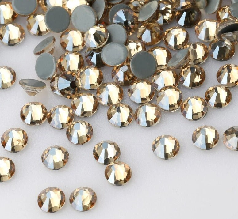 Golden Shadow - Hotfix Flat Back Crystal