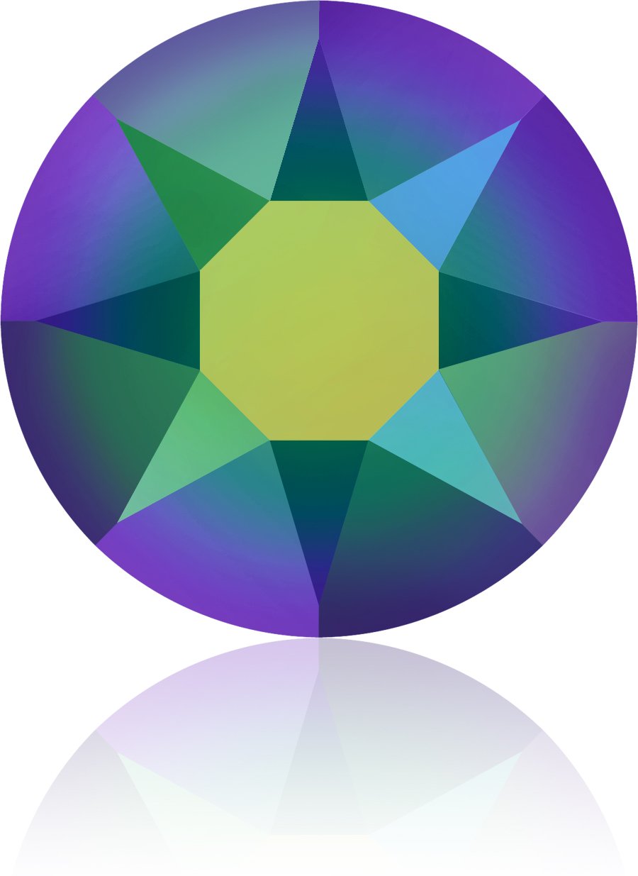 SCARABAEUS GREEN - HF HOTFIX AUSTRIAN CRYSTAL - 2078 FLAT BACK
