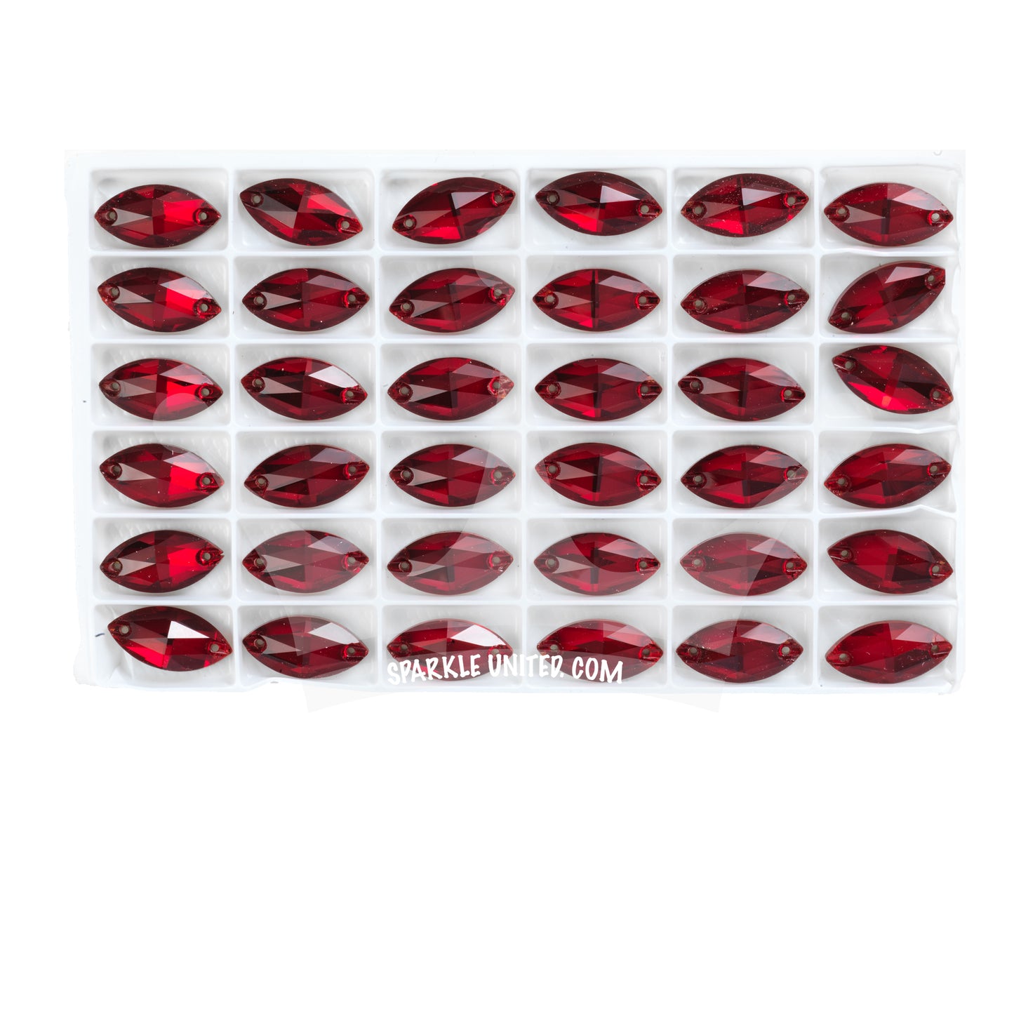 SIAM - NAVETTE SEW-ON CRYSTAL 3220 FLAT BACK