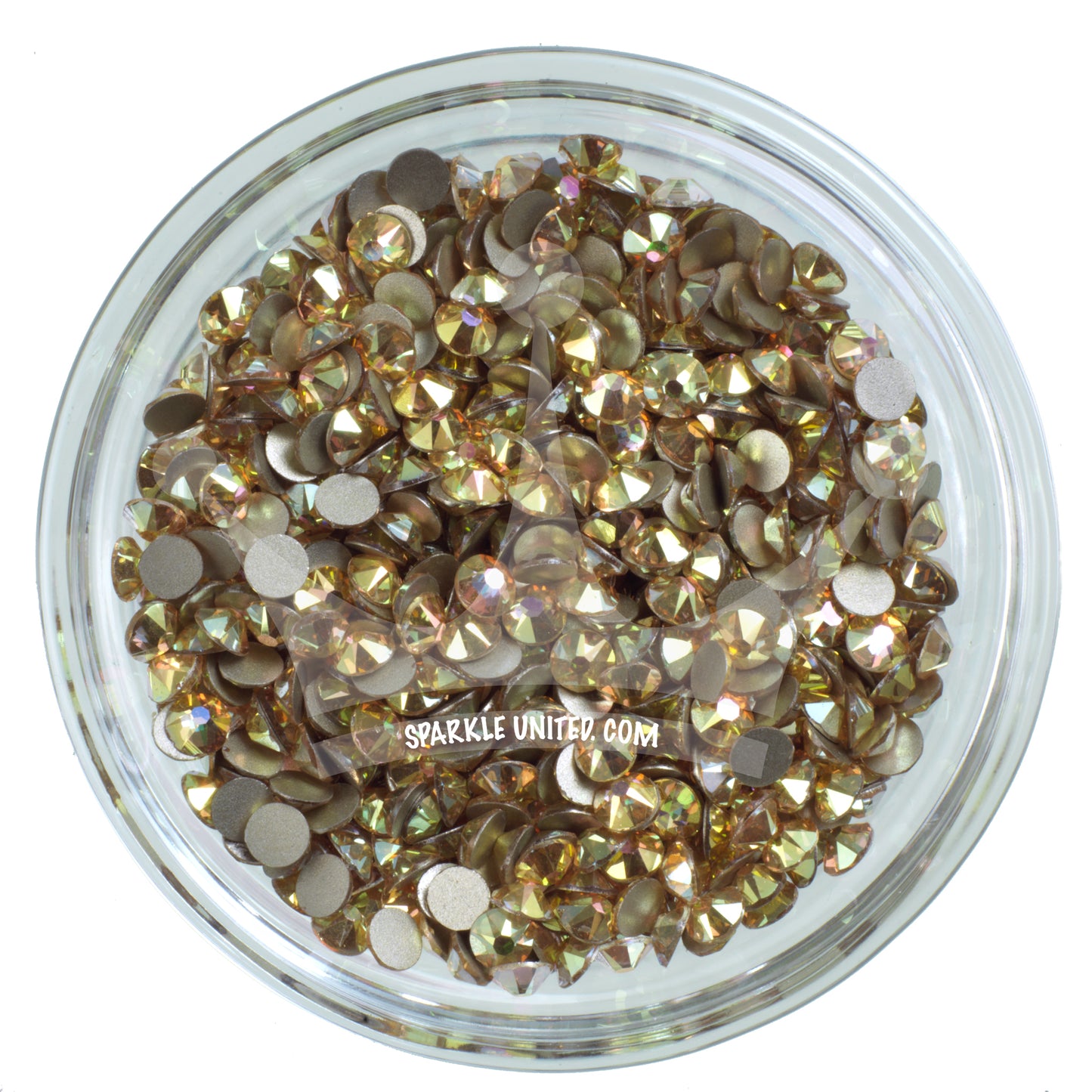 SUNSHINE - 16 FACETS - 4A GRADE PREMIUM NO-HOTFIX GLASS RHINESTONE
