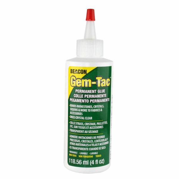 Gem-Tac Permanent Glue, 4 FL OZ (118 mL)
