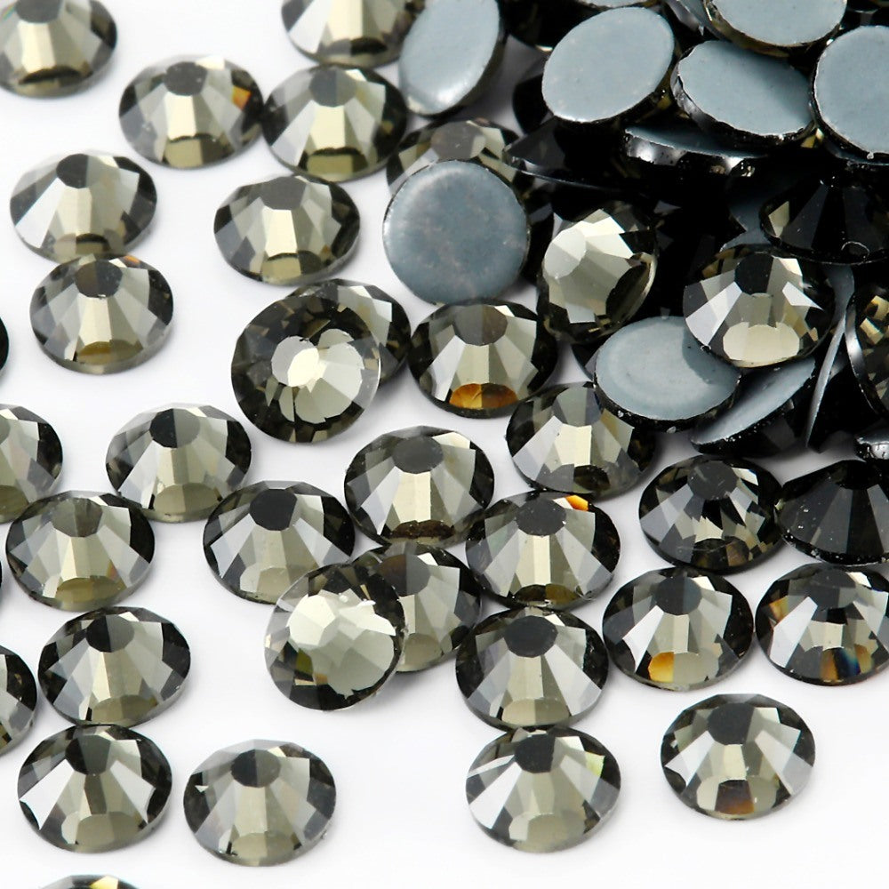 BLACK DIAMOND - Hotfix Flat Back Crystal