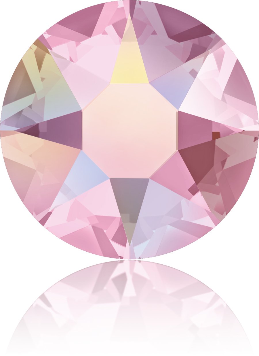 LIGHT ROSE AB  - Hotfix Flat Back Crystal